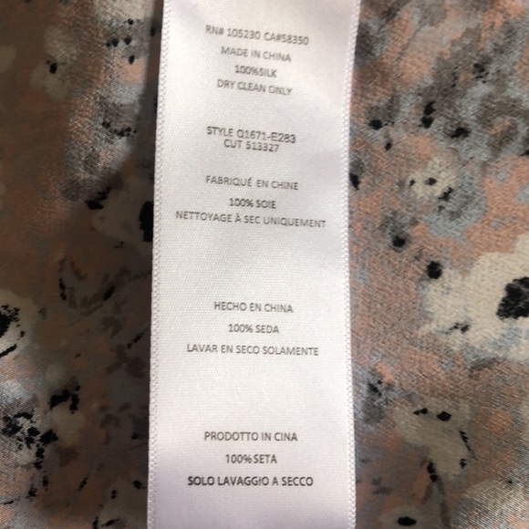 EQUIPMENT Lavender Floral Silk Midi Shirt Dress - Picture 10 of 11